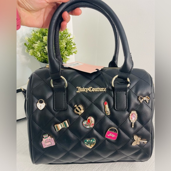 Juicy Couture Handbags - Juicy Couture Girl Only Satchel Bag – Liquorice Black – NWT Y2K